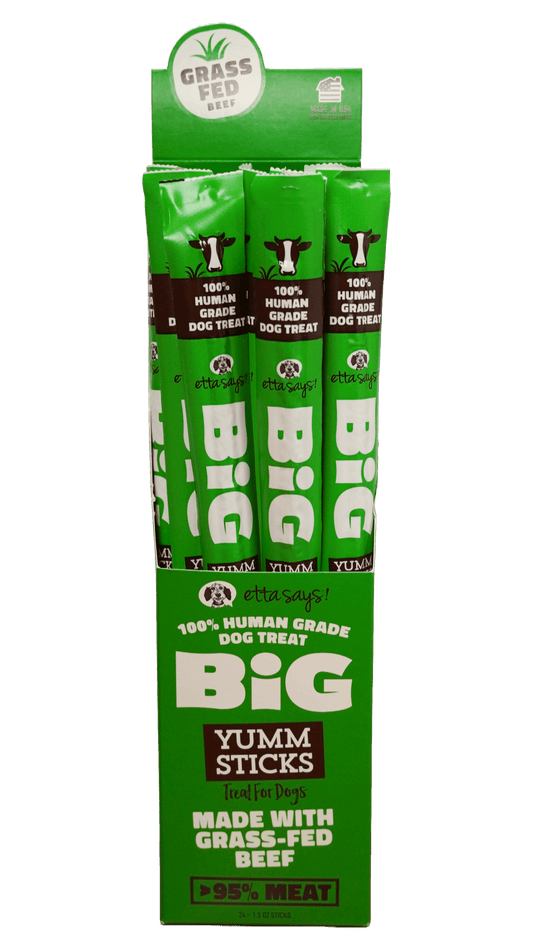 Etta Says! Big Yumm Sticks Adult Human-Grade Jerky Dog Treats
