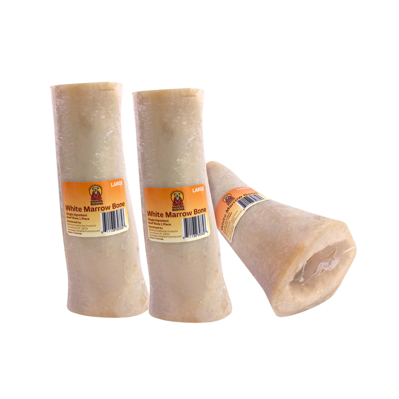 Barking Buddha Large White Bone for Medium to Large Dogs / Power Chewers
