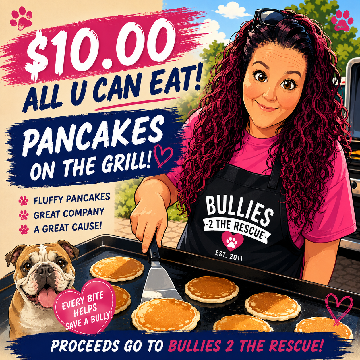 Virtual Pancakes!!!! for Bullies 2 the Rescue