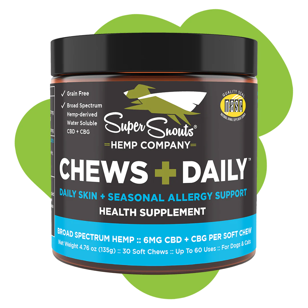 Super Snouts Chews Daily Seasonal Allergy Support Hemp Chew
