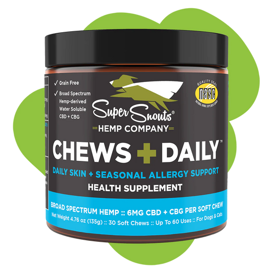Super Snouts Chews Daily Seasonal Allergy Support Hemp Chew