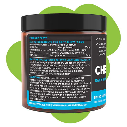 Super Snouts Chews Daily Seasonal Allergy Support Hemp Chew