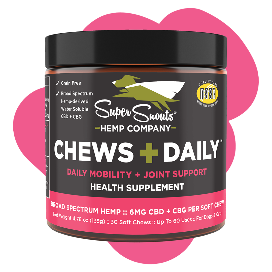 Super Snouts Chews Daily Mobility Support Hemp Chew