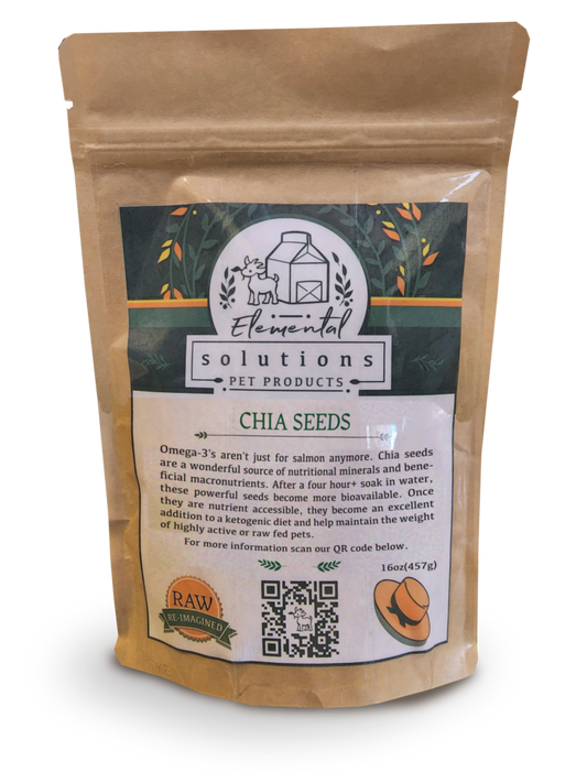 CHIA SEEDS by Solutions Pet Products 16oz