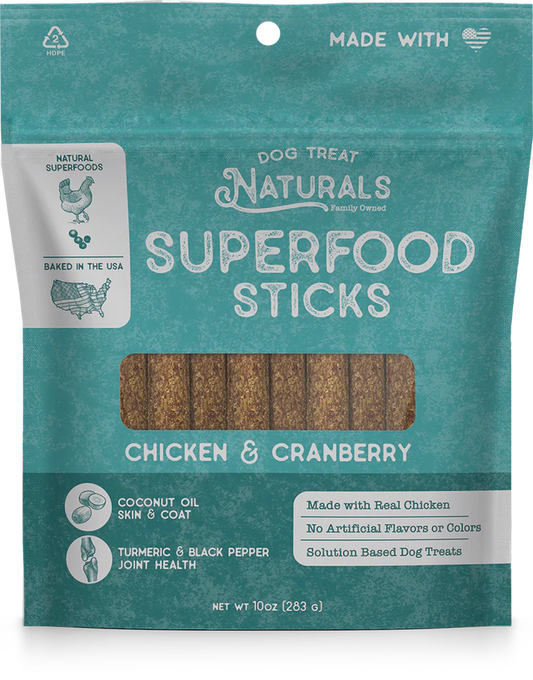 Chicken & Cranberry Superfood Sticks
