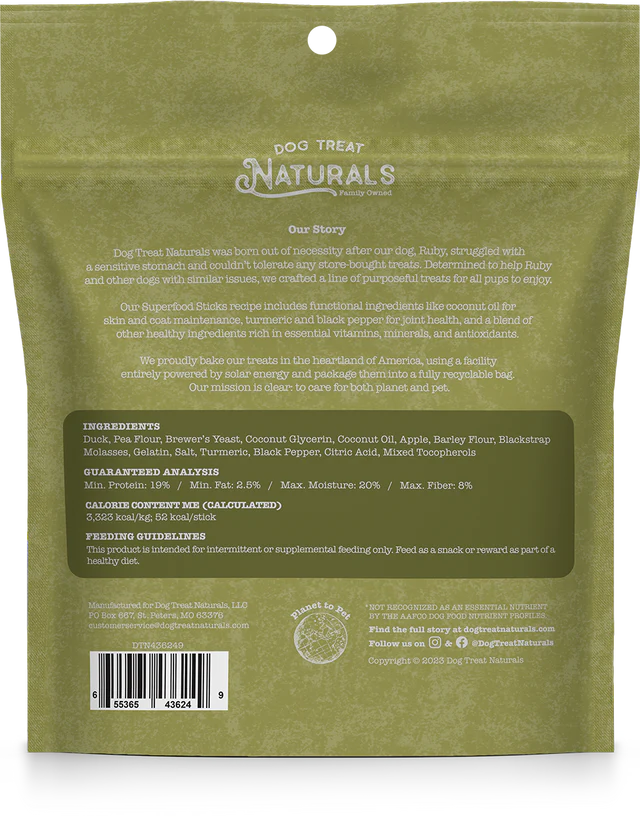 Duck & Apple Superfood Sticks