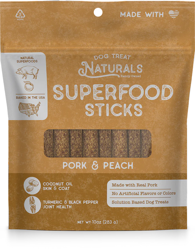 Pork & Peach Superfood Sticks