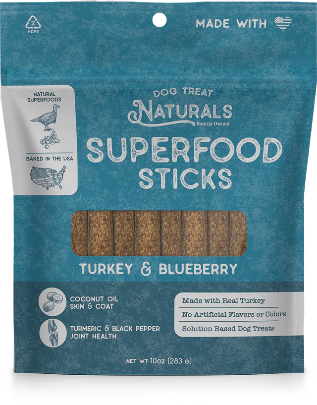 Turkey & Blueberry Superfood Sticks