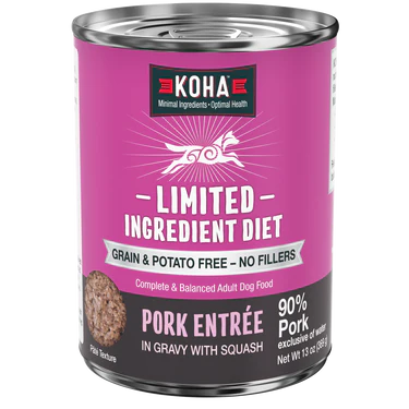 Koha Limited Ingredient Diet Pork Entrée for Dogs