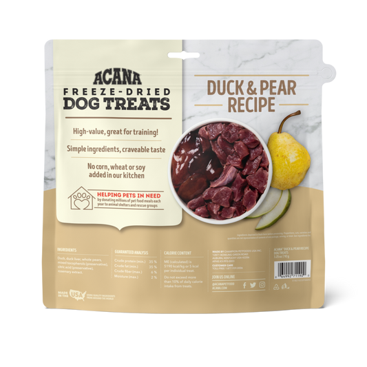 Acana Dog Treat FD Duck & Pear