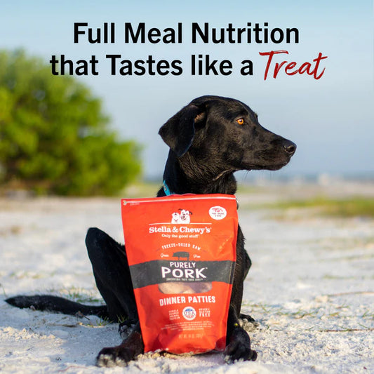 Purely Pork Freeze-Dried Raw Dinner Patties for Dogs