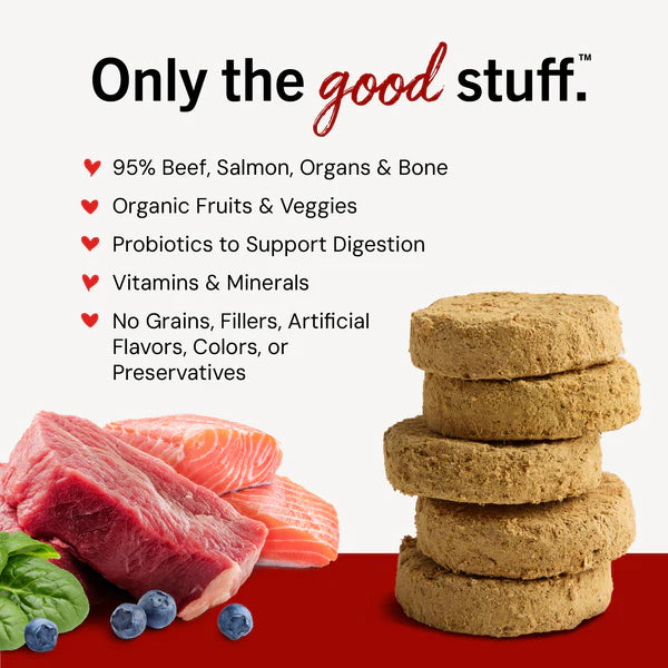 Purely Pork Freeze-Dried Raw Dinner Patties for Dogs