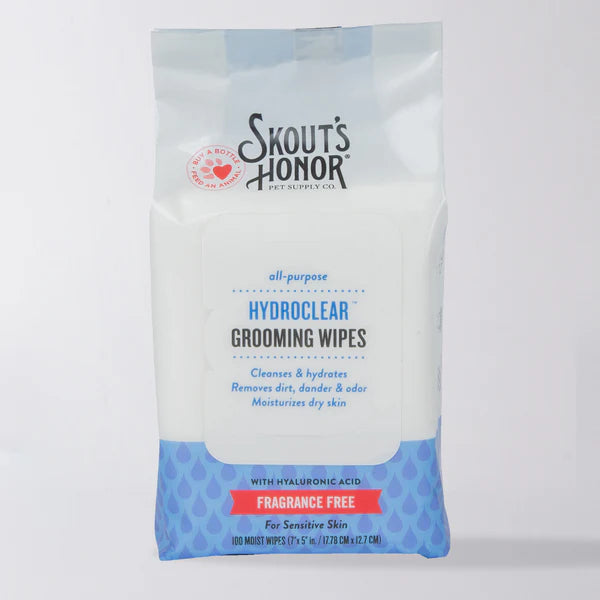 HydroClear™ Grooming Wipes Fragrance Free