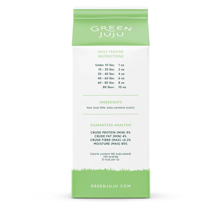 Green Juju Raw Goat's Milk