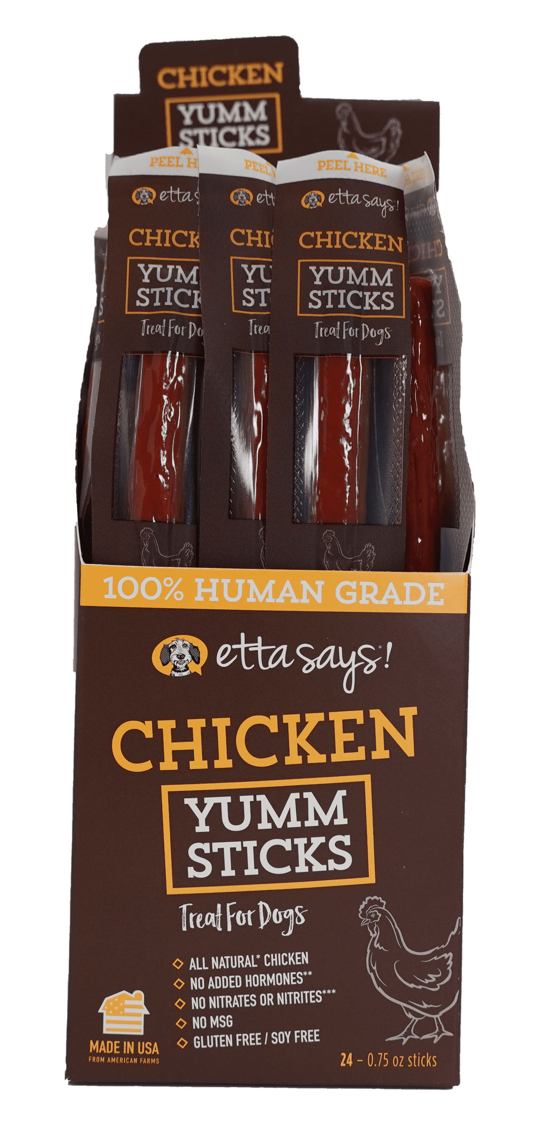 Etta Says! Yumm Sticks Human Grade Jerky Dog Treats