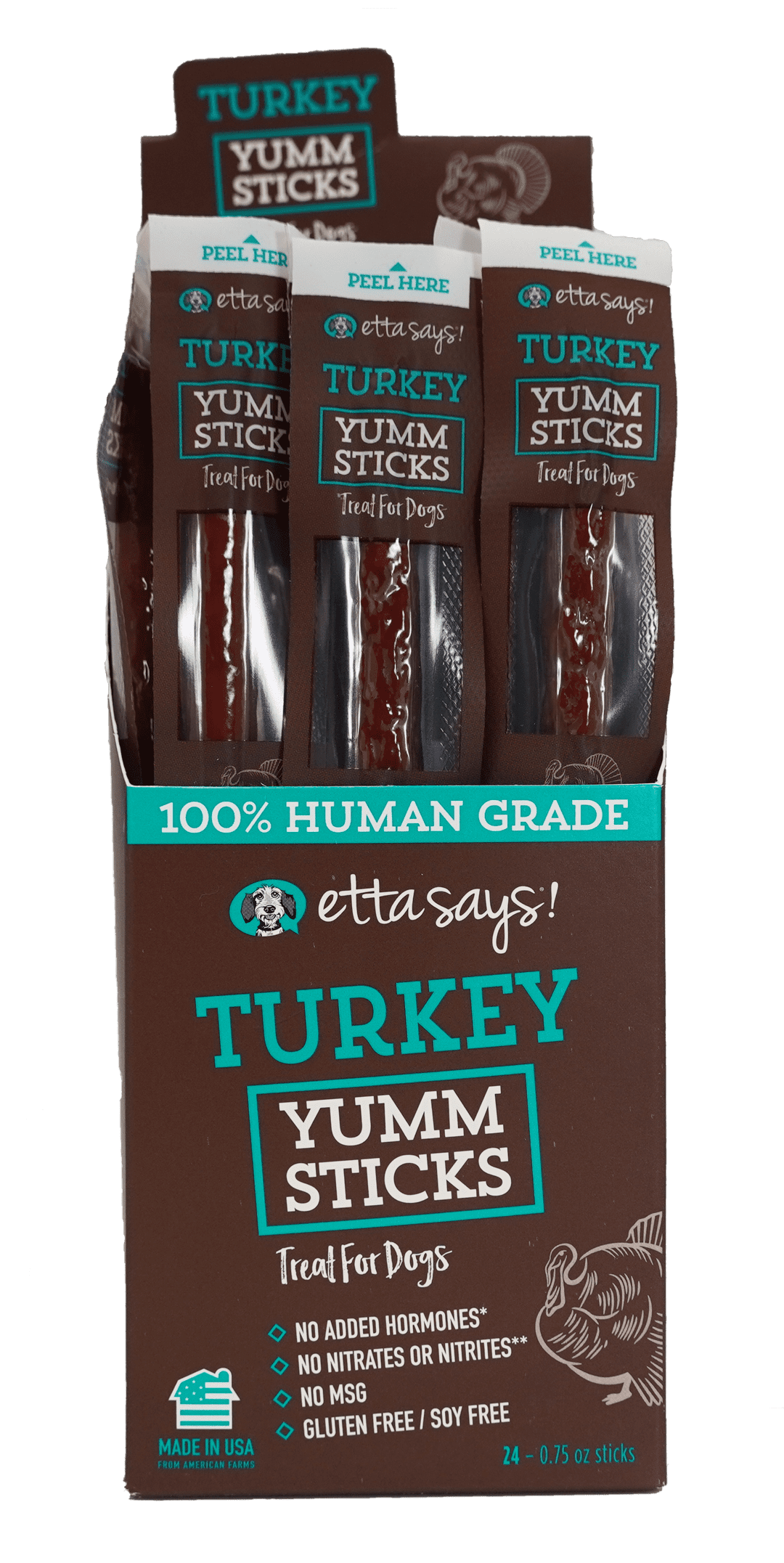 Etta Says! Yumm Sticks Human Grade Jerky Dog Treats