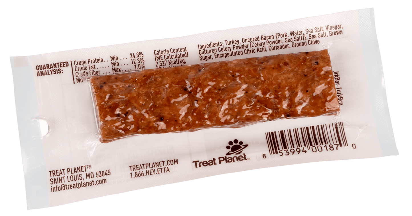 Etta Says! Snack Bars Human Grade Jerky Dog Treats, 1.5-oz bar