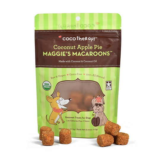 Maggie's Macaroons Coconut Apple Pie - Organic Coconut Treat for dogs