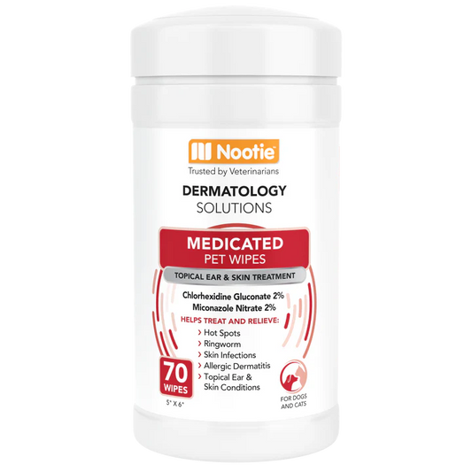 Medicated Pet Wipes Antifungal & Antibacterial