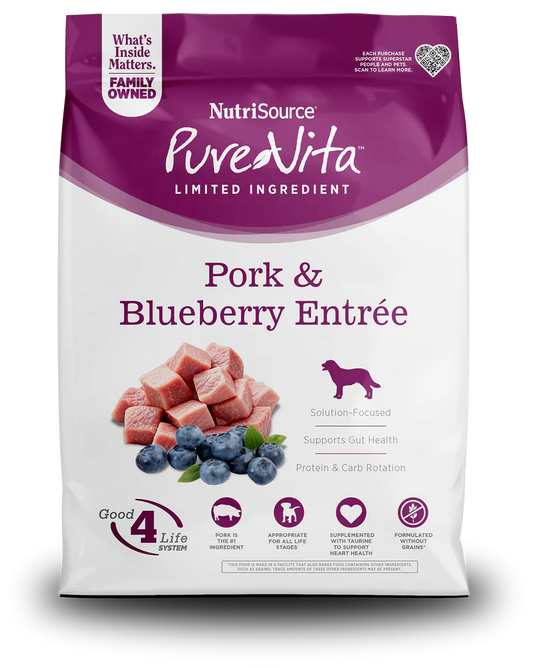 Pork & Blueberry Entrée