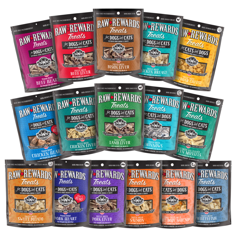 Northwest Naturals Dog Treat FD Raw Rewards Heart Pork 3 oz