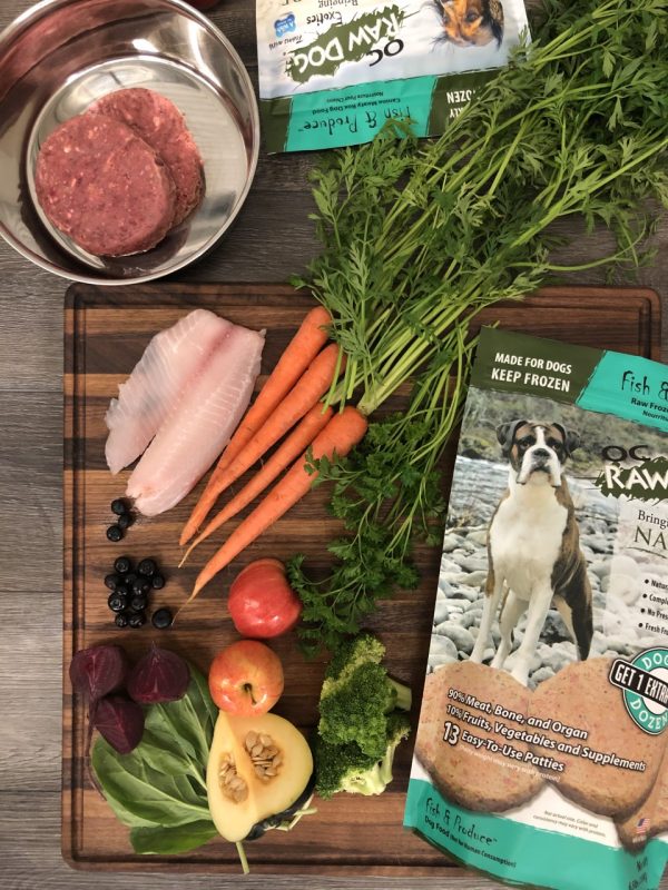 OC Raw OC Raw Dog Frozen Fish & Produce Meaty Rox 3#