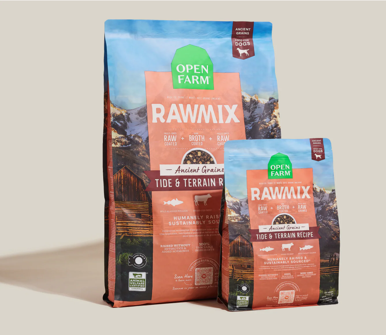 Open Farm RawMix Tide & Terrain Ancient Grains Dog Kibble