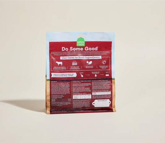 Open Farm Grass-Fed Beef Freeze Dried Raw Morsels for Dogs