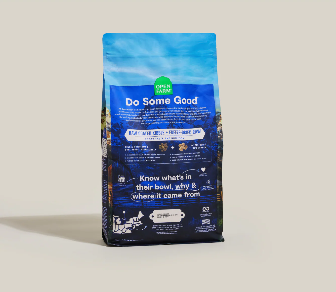 Opem Farm RawMix Wild Ocean Grain-Free Cat Kibble