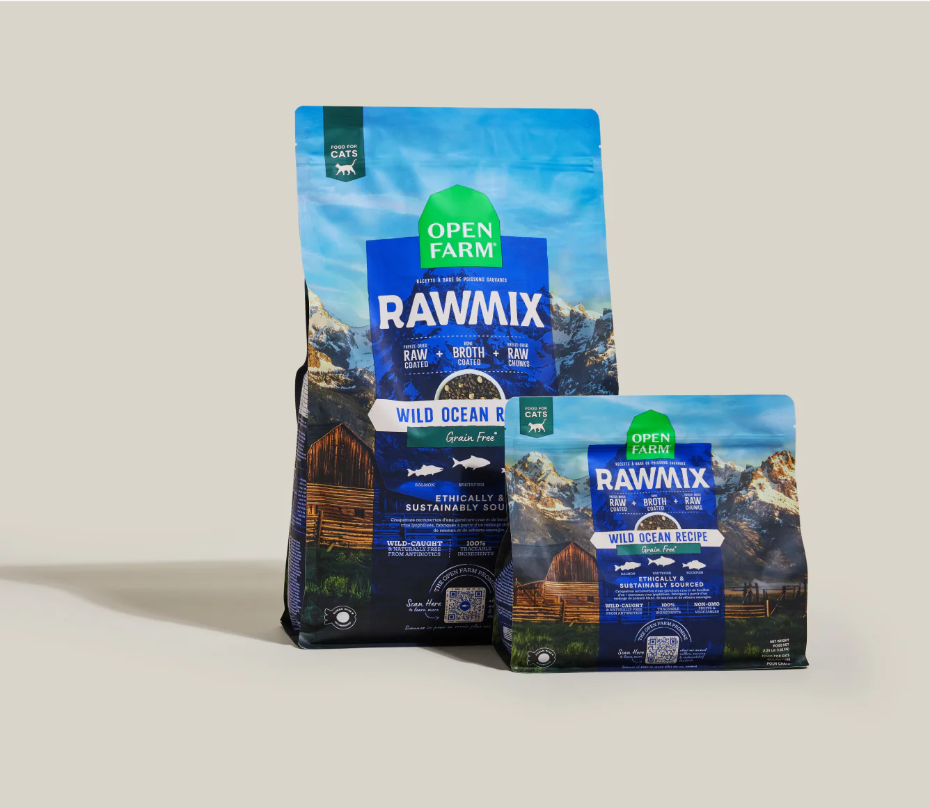 Opem Farm RawMix Wild Ocean Grain-Free Cat Kibble