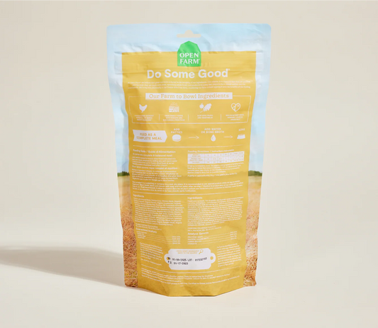 Open Farm Harvest Chicken Freeze Dried Raw Patties for Dogs