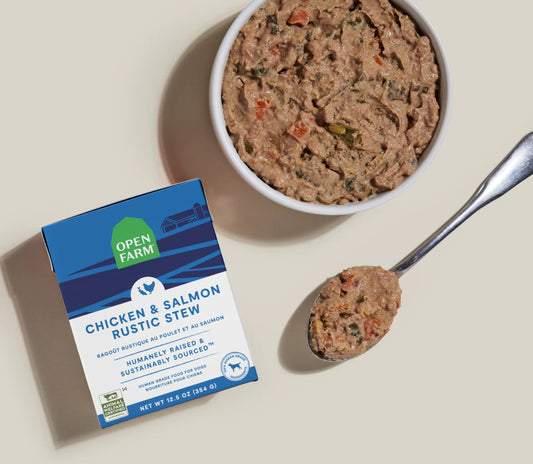 Open Farm Chicken & Salmon Rustic Stew Wet Dog Food
