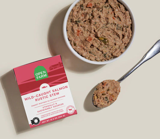 Open Farm Wild-Caught Salmon Rustic Stew Wet Dog Food