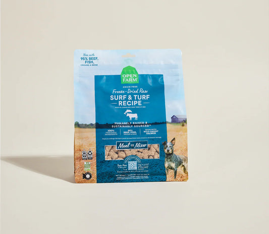 Open Farm Surf & Turf Freeze Dried Raw Morsels for Dogs