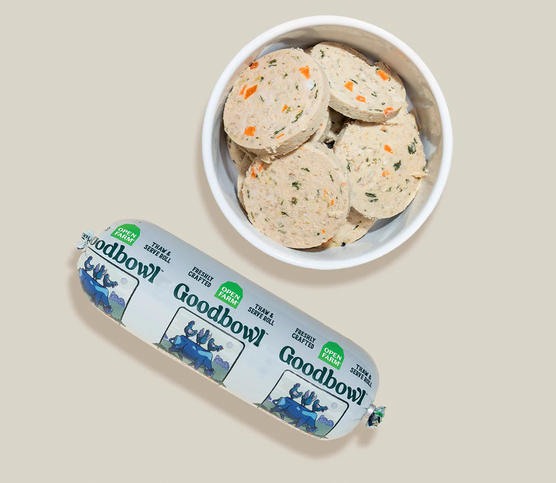 Open Farm Goodbowl Chicken & Grass-Fed Beef Freshly Crafted Roll for Dogs