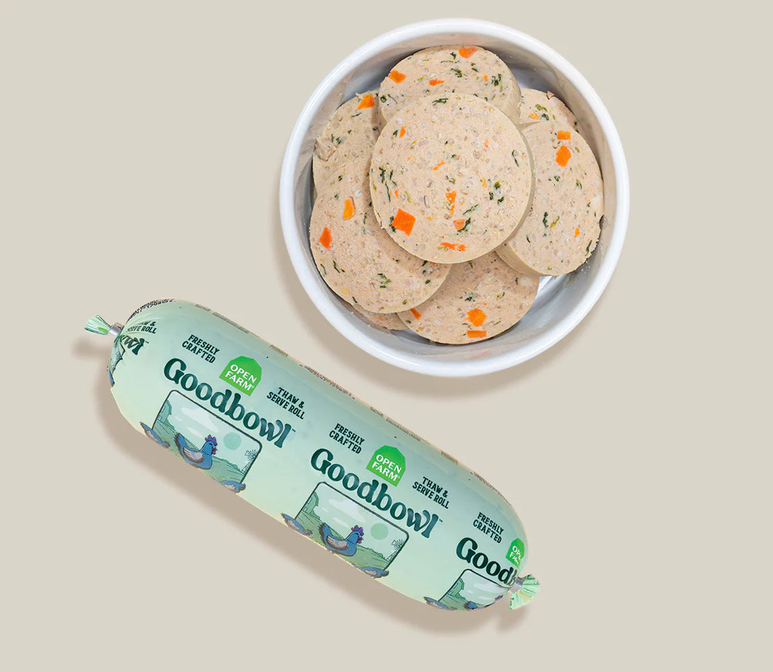 Open Farm Goodbowl Harvest Chicken Freshly Crafted Roll for Dogs