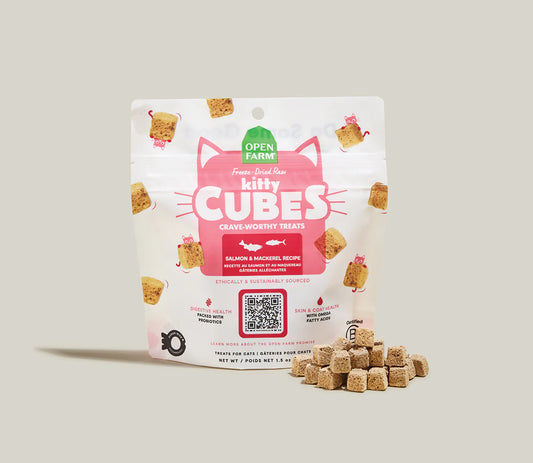 Open Farm Salmon & Mackerel Kitty Cube Treats