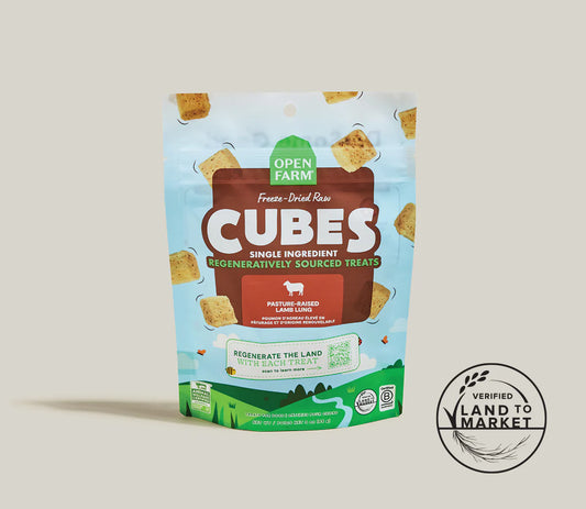 Open Farm Freeze Dried Raw Regeneratively Sourced Lamb Lung Treat