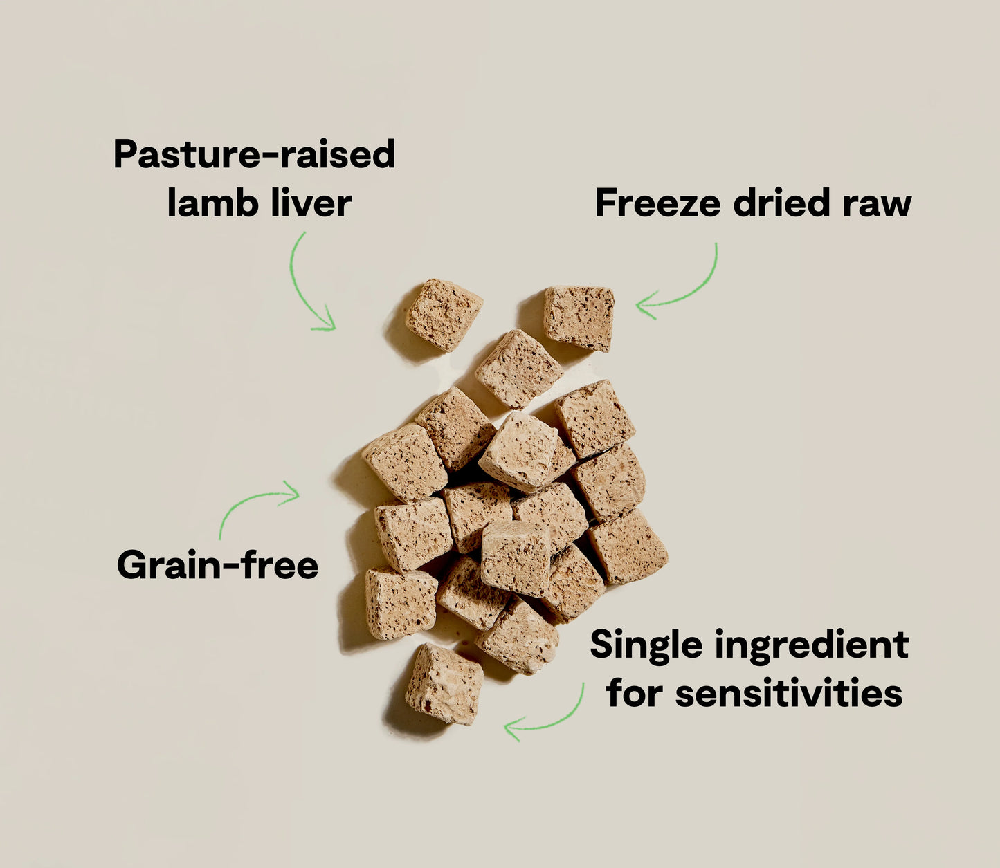 Open Farm Freeze Dried Raw Lamb Liver Treat