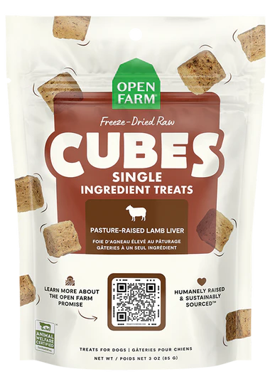 Open Farm Freeze Dried Raw Lamb Liver Treat