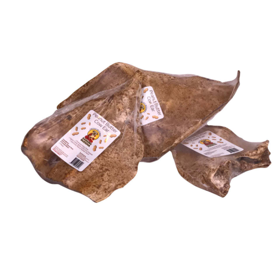 Barking Buddha Cow Ears Peanut Butter