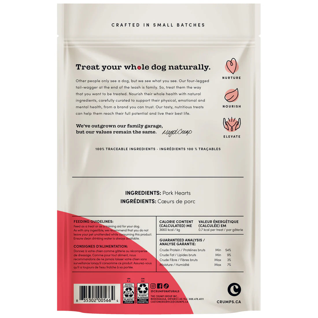 Mini Trainers Freeze Dried Pork Hearts