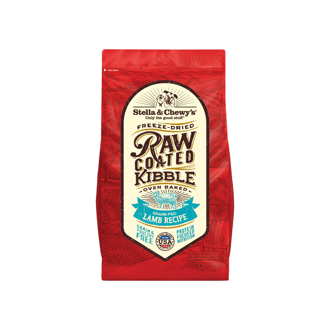 Stella & Chewy's Raw Coated Dry Dog Food - Lamb