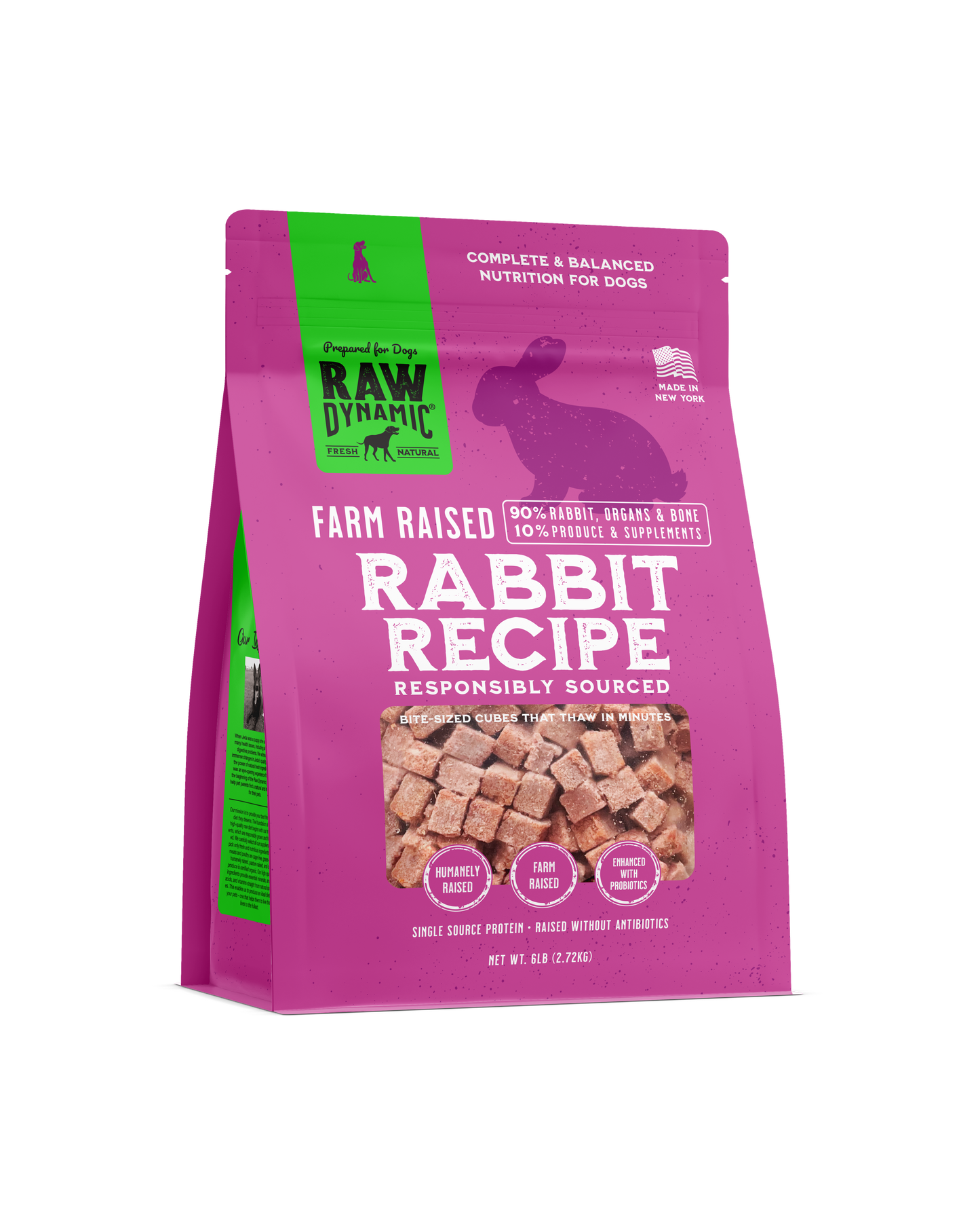 RABBIT FORMULA FOR DOGS Frozen