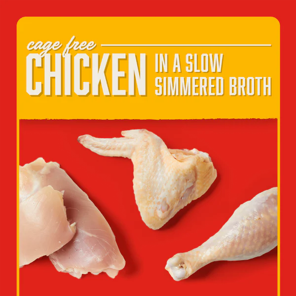 Stella’s Shredrs Cage-Free Chicken Recipe in Broth for Dogs