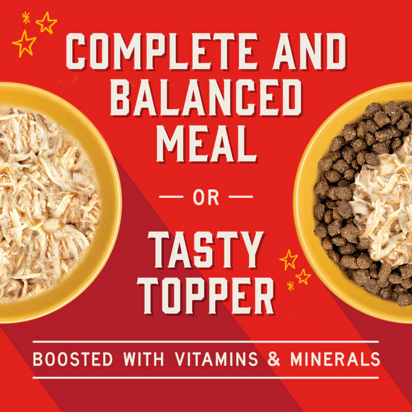Stella’s Shredrs Cage-Free Chicken Recipe in Broth for Dogs