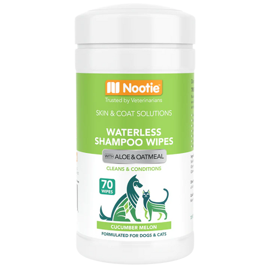 Waterless Shampoo Wipes with Aloe and Oatmeal Cucumber Melon