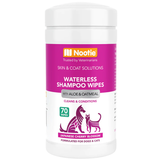 Waterless Shampoo Wipes with Aloe and Oatmeal Japanese Cherry Blossom