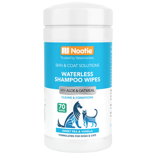 Waterless Shampoo Wipes with Aloe and Oatmeal Sweet Pea & Vanilla