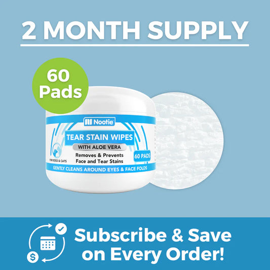 Tear Stain Wipes for Dogs & Cats